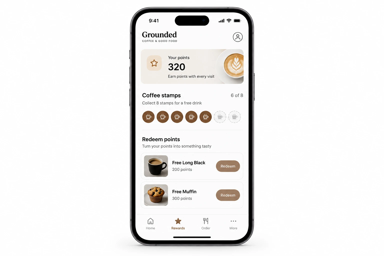 Digital loyalty points, stamps and rewards artwork